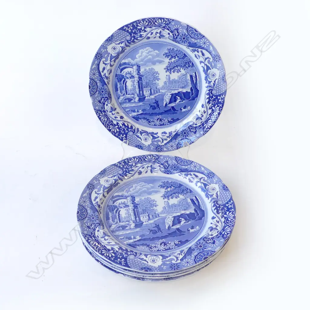 6 COPELAND SPODE ITALIAN PATTERN DINNER PLATE 260mm dia Image 1++