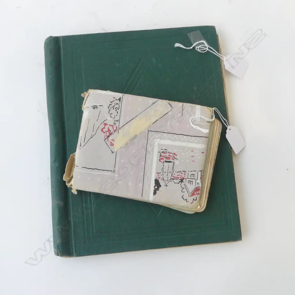 EDWARDIAN WORLD STAMP ALBUM & AUTOGRAPH BOOK Image 1++