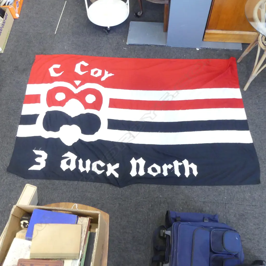 MAORI PROTEST FLAG CARRIED OVER HARBOR BRIDGE L.1660MM Image 1++