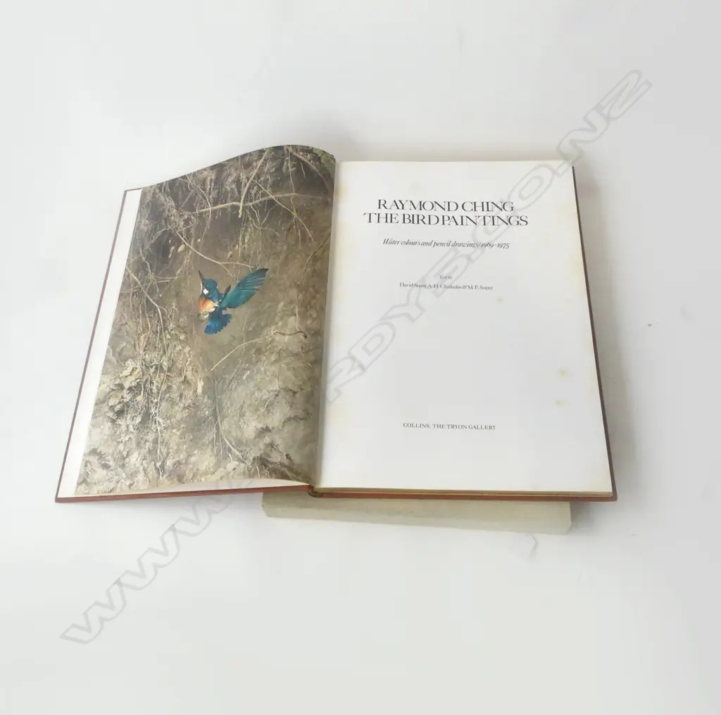 CASED BOOK; RAYMOND CHING, THE BIRD PAINTINGS 1978 Image 1++