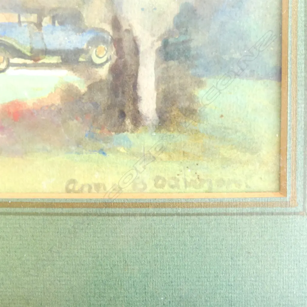 AMY B DAWSON, ACACIA LODGE CORNWALL PARK 1950’S, W/C. 240 x 350mm Image 1++