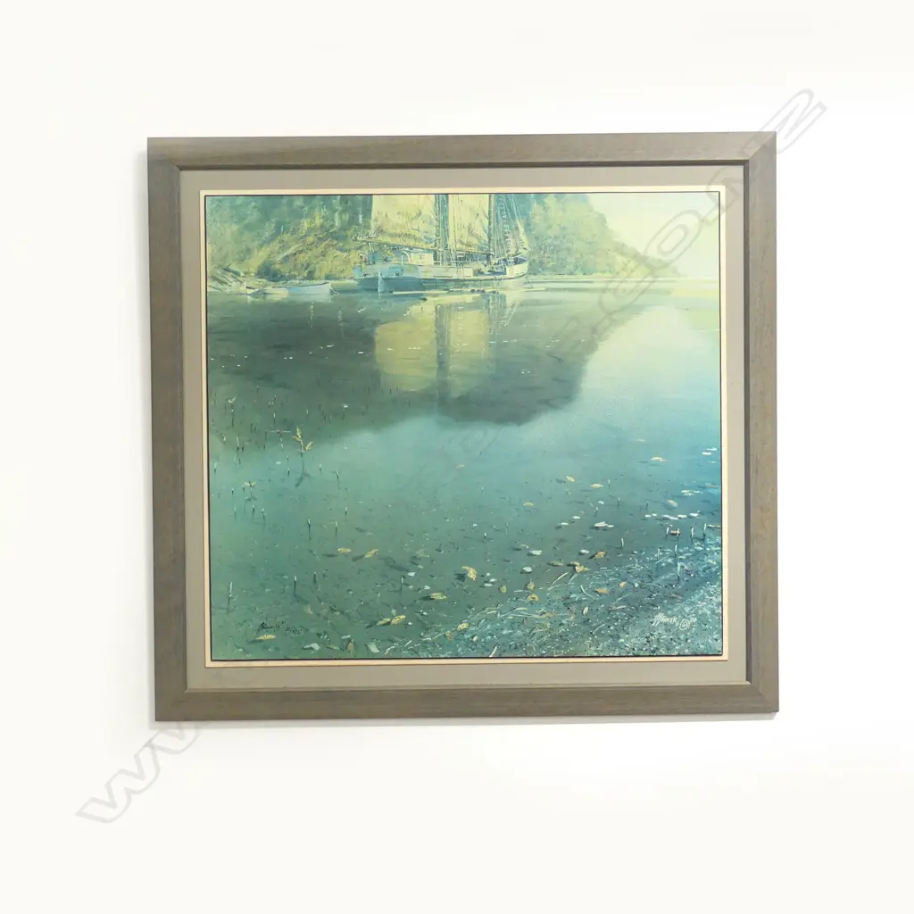 DAVID BARKER PRINT ON BOARD 1981 20/375 600 x 680mm Image 1++