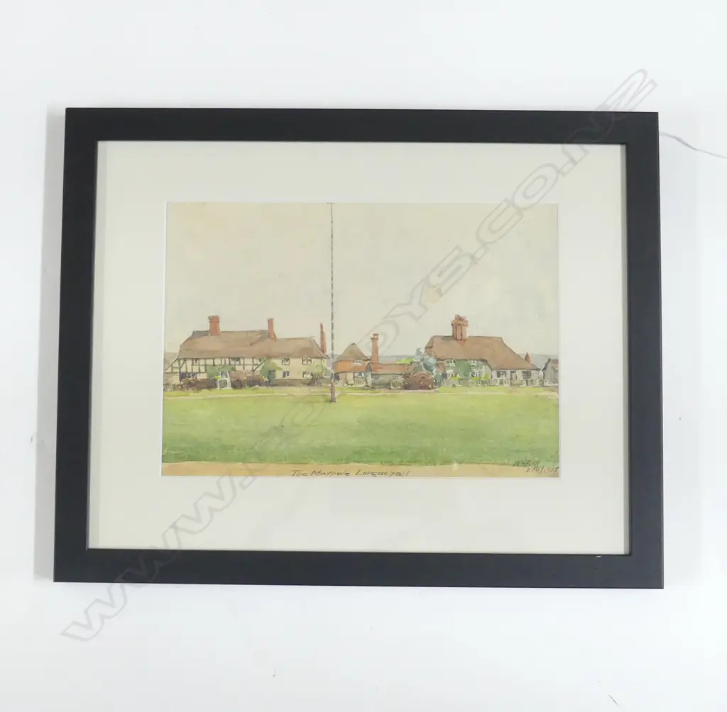 W H BUCK THE MAYPOLE  2ND MAY 1908 W/C 175MM X 245MM Image 1++