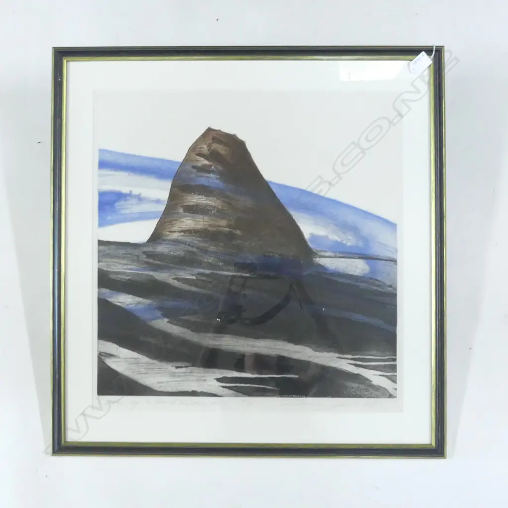 FELICITY WEST 'CASTLE OF SAND MURIWAI' 14/75  LITHOGRAPH 1945 500mm X 495mm Image 1++