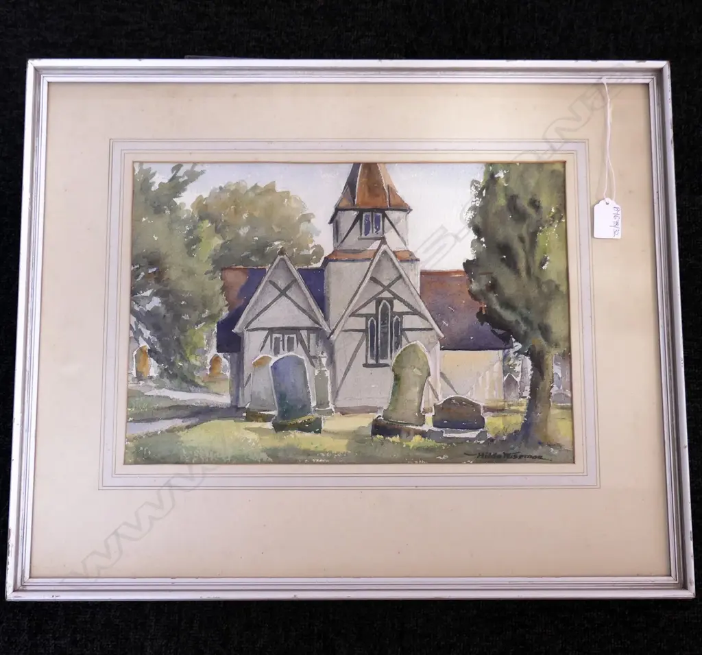 HILDA WISEMAN, 'ALL SAINTS CHURCH HOWICK, WC, 270x390mm Image 1++