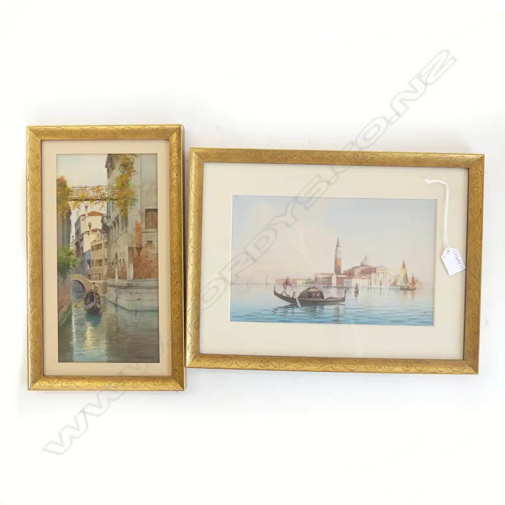 2 VENETIAN WCs; E. BENVENUTI 285x140mm, U. ONGARIA 170x270mm Image 1++