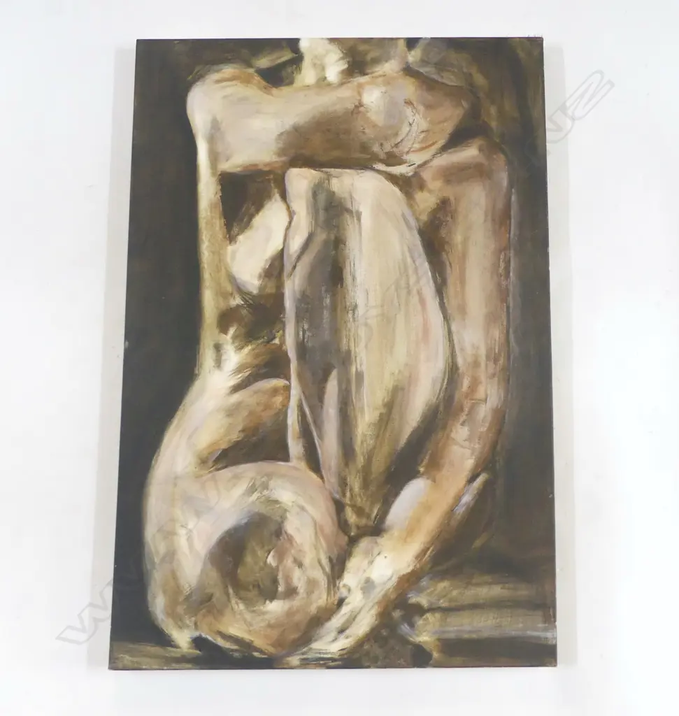 CARYN TRUPPMAN 'UNRAVELING OF A FIGURE' ACRYLIC ON CANVAS, 2011 910x610mm Image 1++