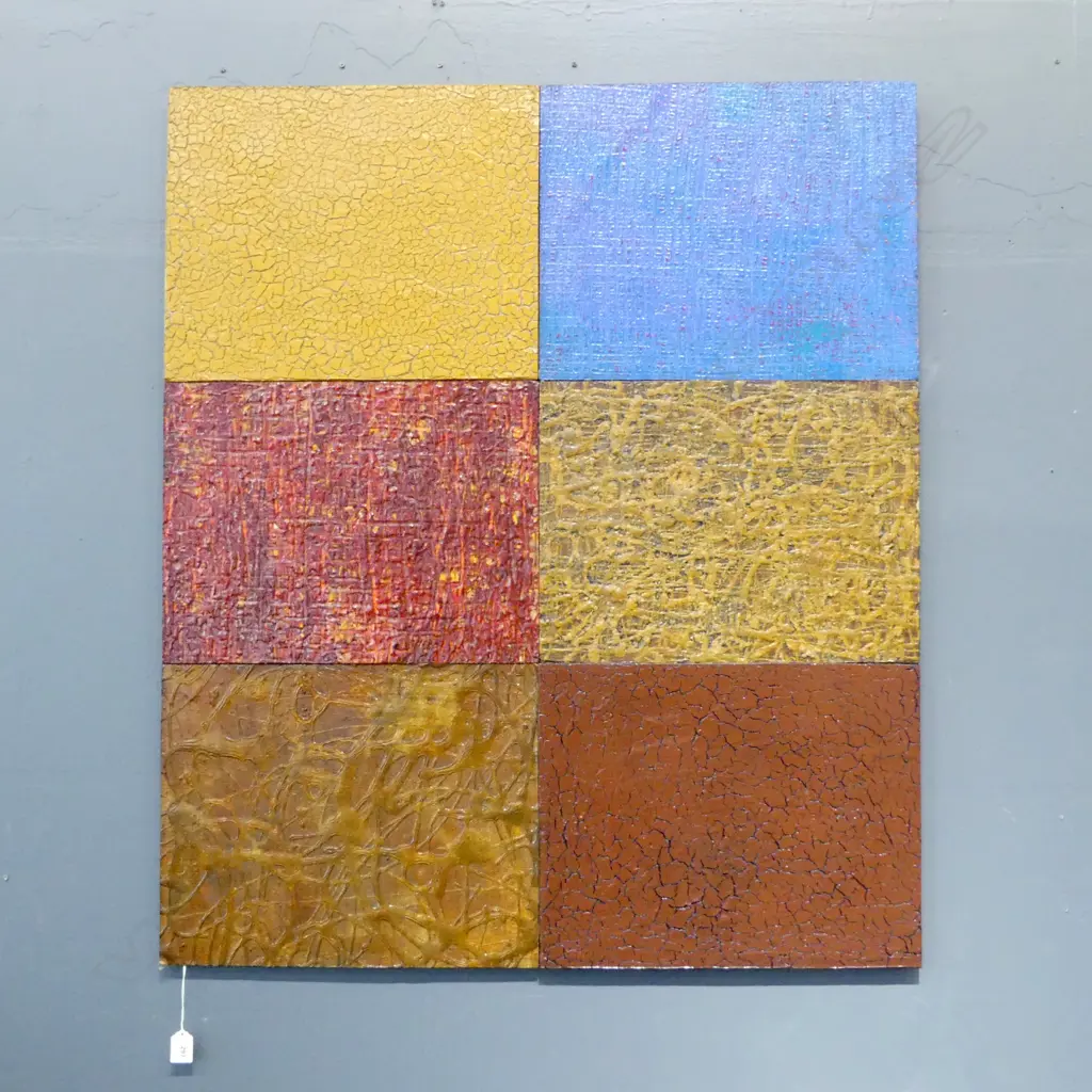 DALLAS SECCOMBE YOUNG 'UNITED TEXTURES OF DALLASTON' MIXED MEDIA, 1010x865mm Image 1++