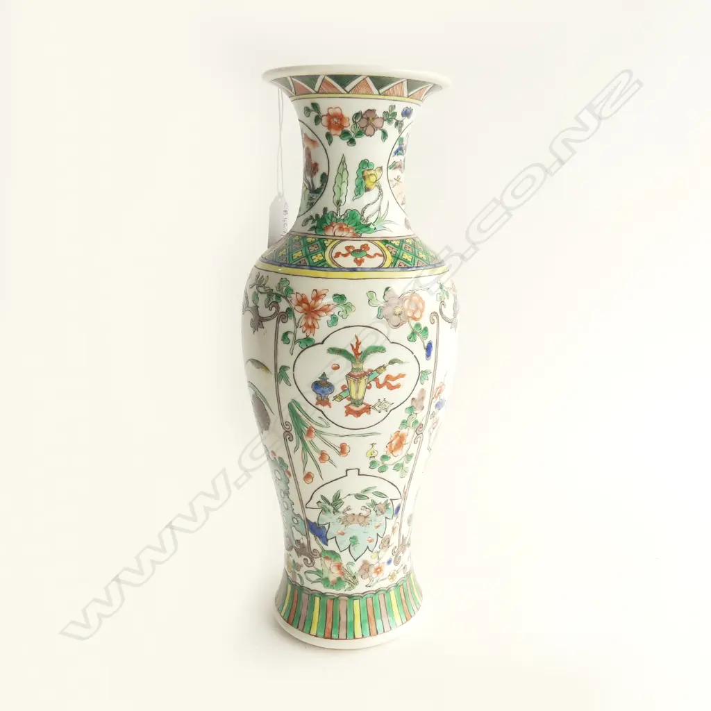 ORIENTAL FAMILLE ROSE VASE H.360mm Image 1++
