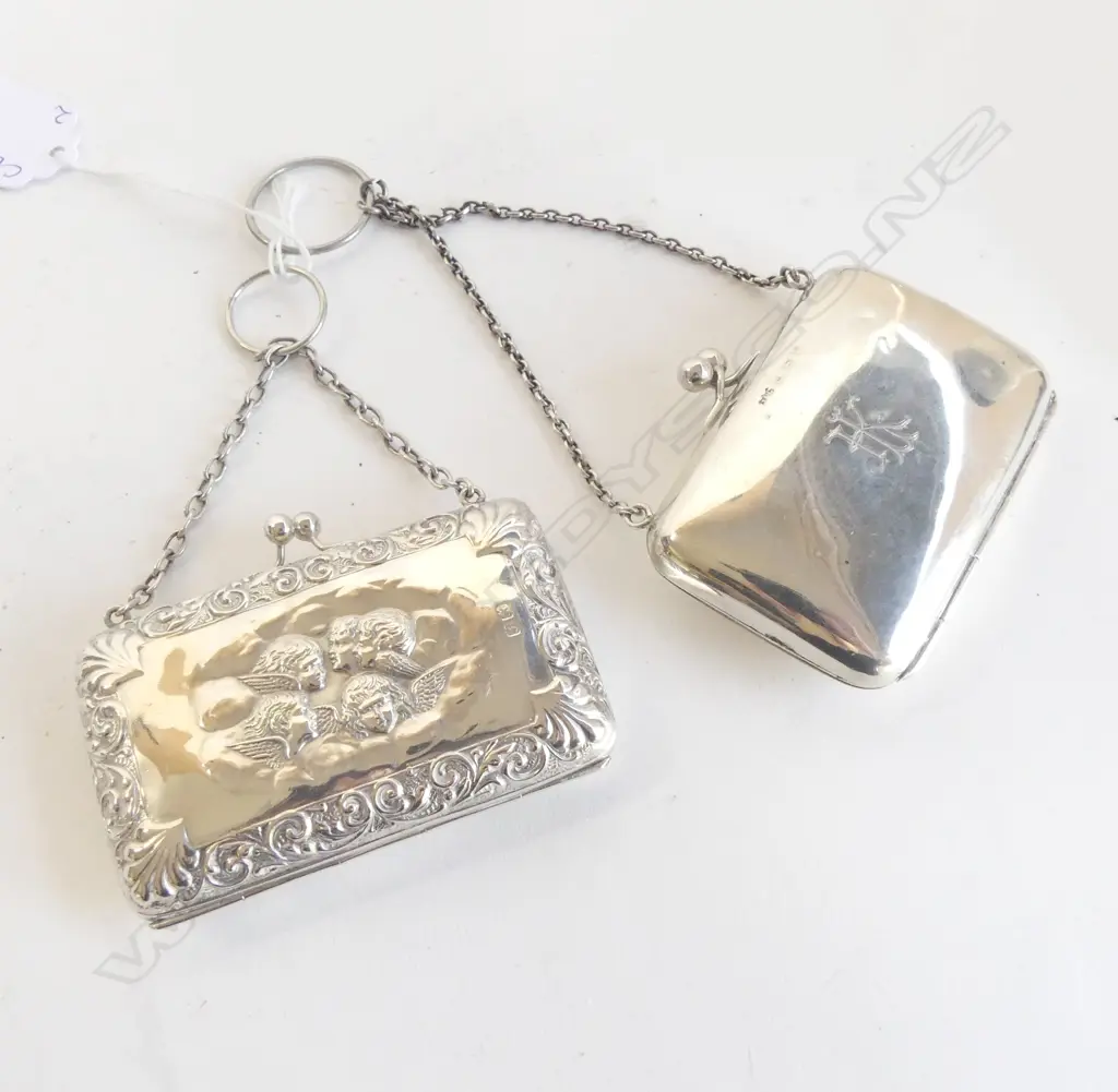 2 STG SILVER PURSES 94gms Image 1++