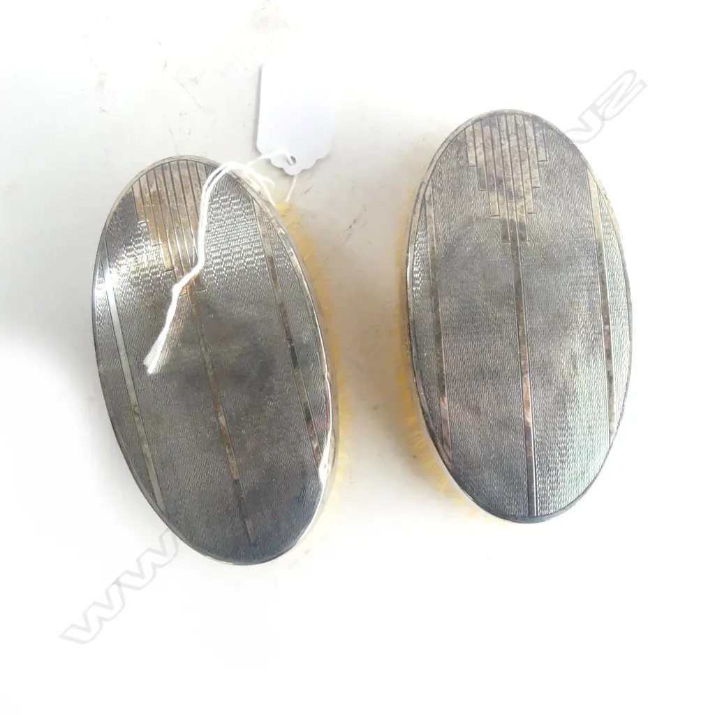 2 STG SILVER BRUSHES L.120mm Image 1++