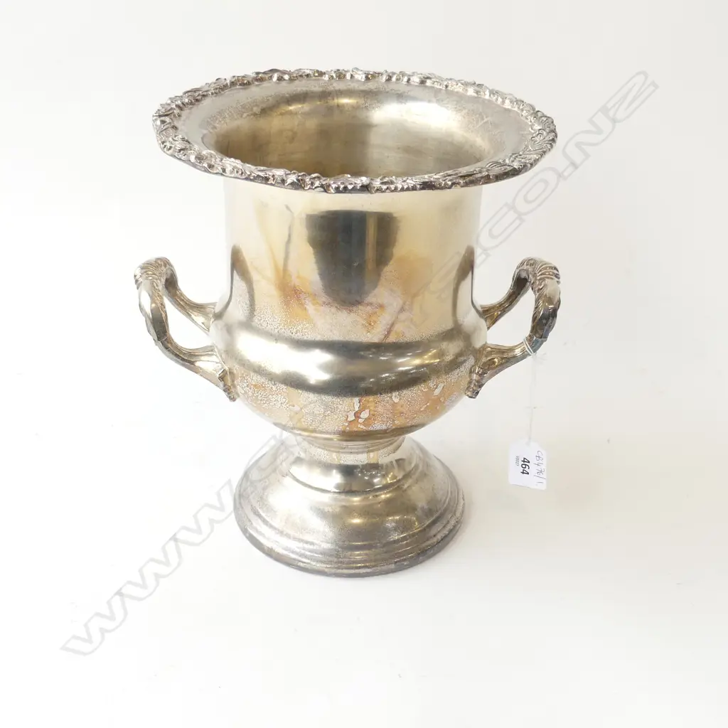 SILVER PLATE CHAMPAGNE BUCKET H.265mm Image 1++
