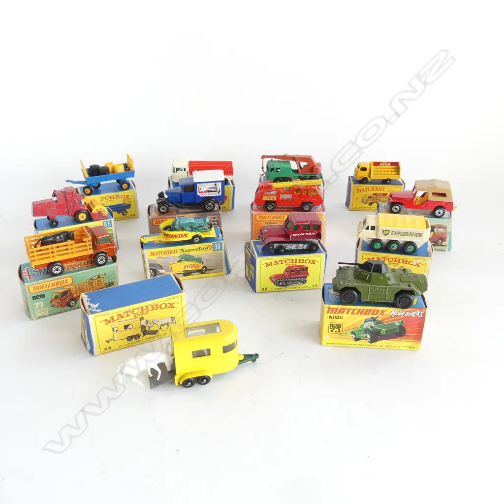 14 ASST. MATCHBOX TRUCKS ETC Image 1++