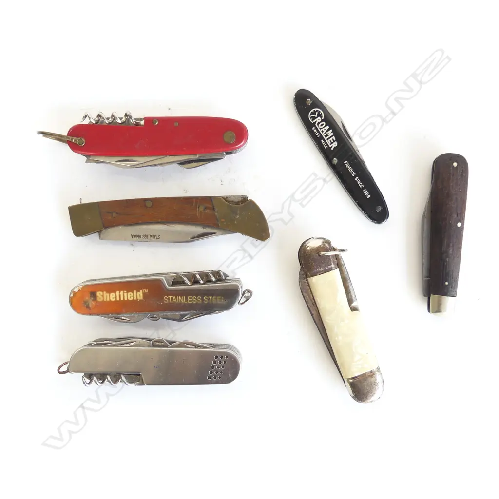 7 ASST. POCKET KNIVES Image 1++