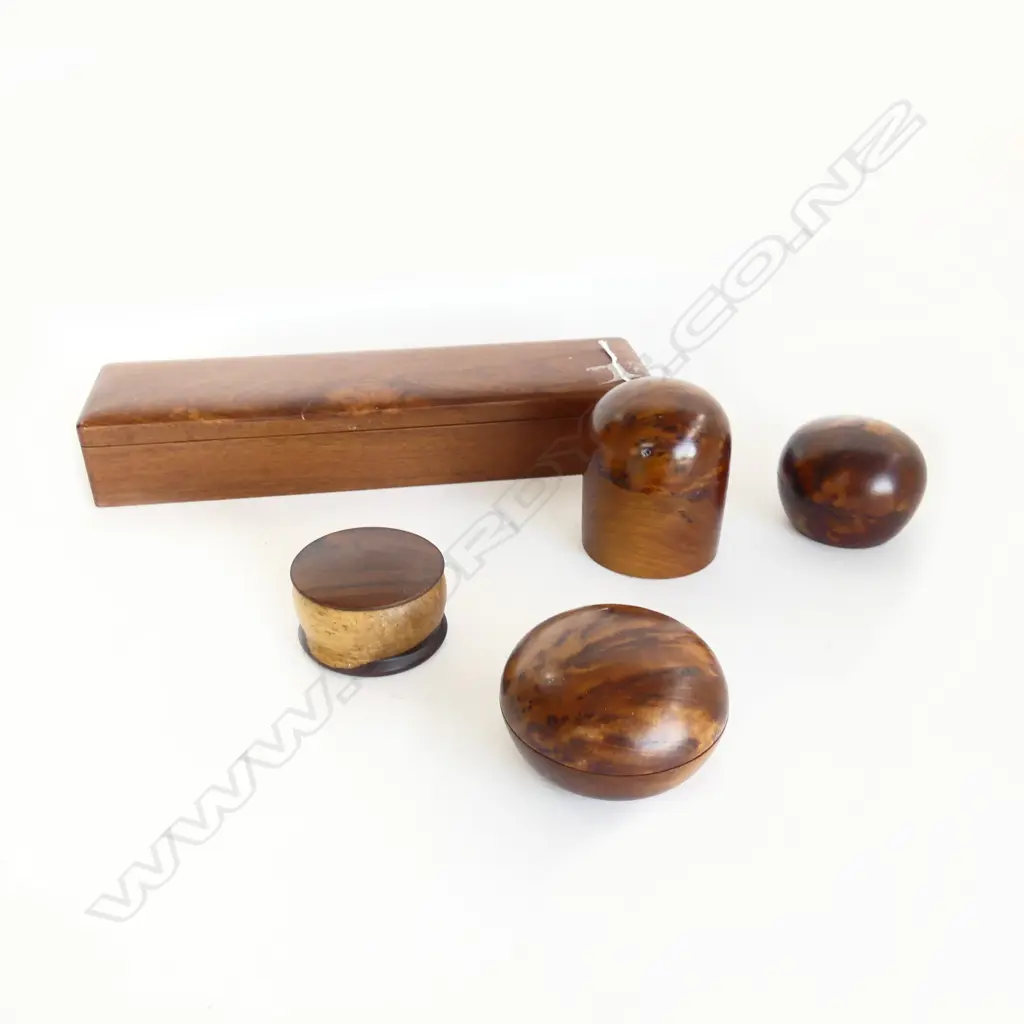 5 WOODEN CONTAINERS W.280mm Image 1++