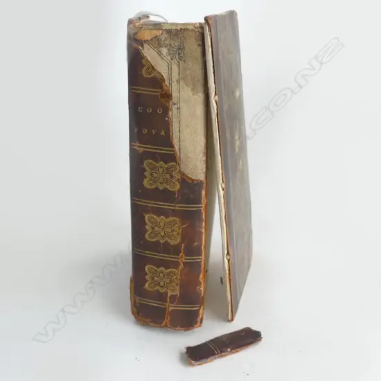 ANTIQUE BOOK; NARRATIVE OF CAPTN. COOKS 3 VOYAGES BY A. KIPPIS 1820