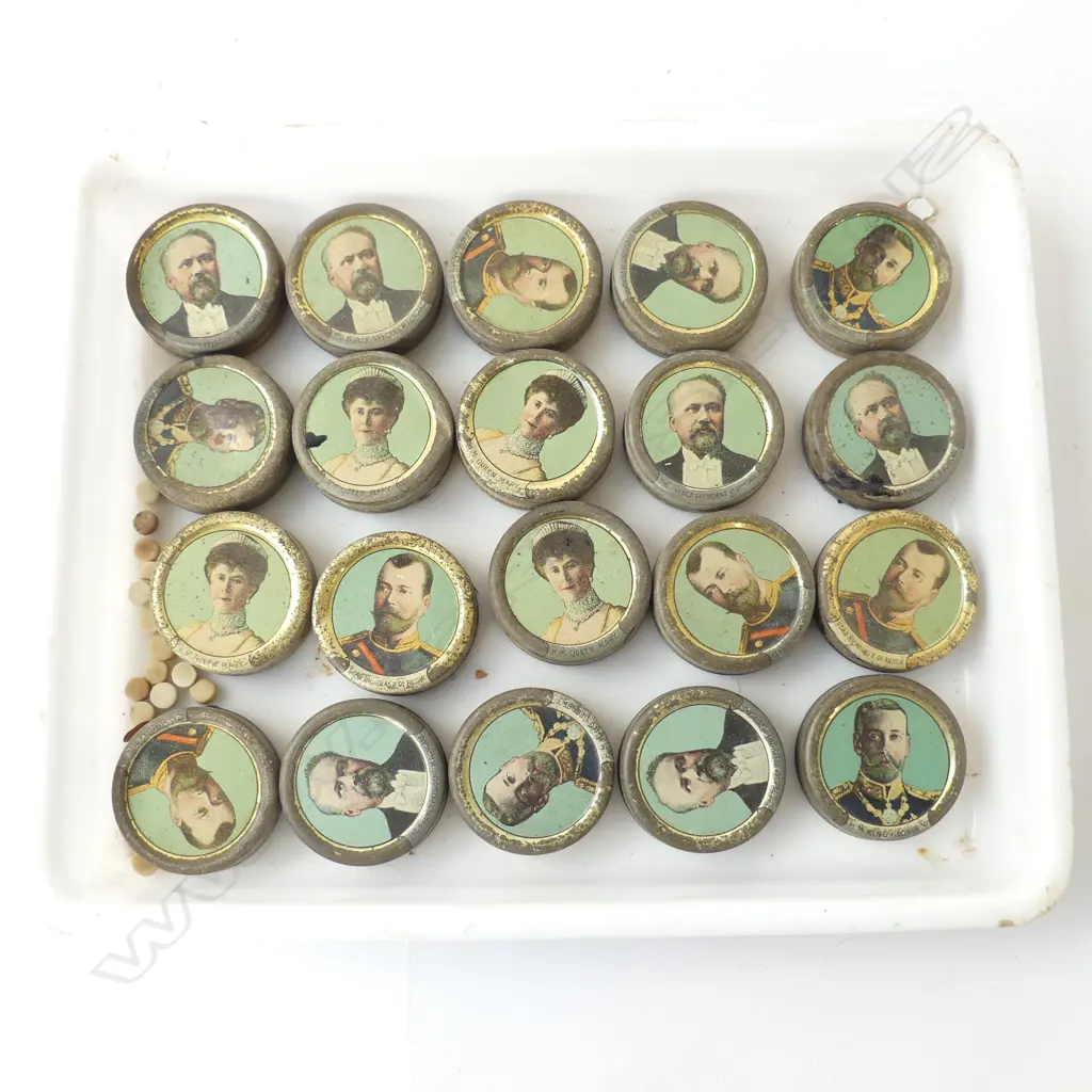 20 EARLY 1900s PASTILLES TINS Image 1++