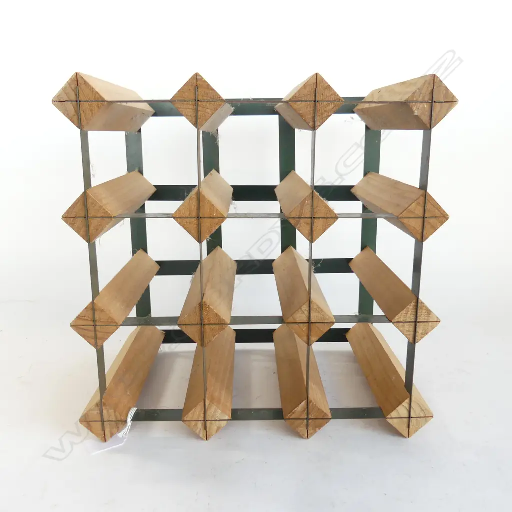 INDUSTRIAL STYLE 3x3 WINE RACK 320x205x320mm Image 1++