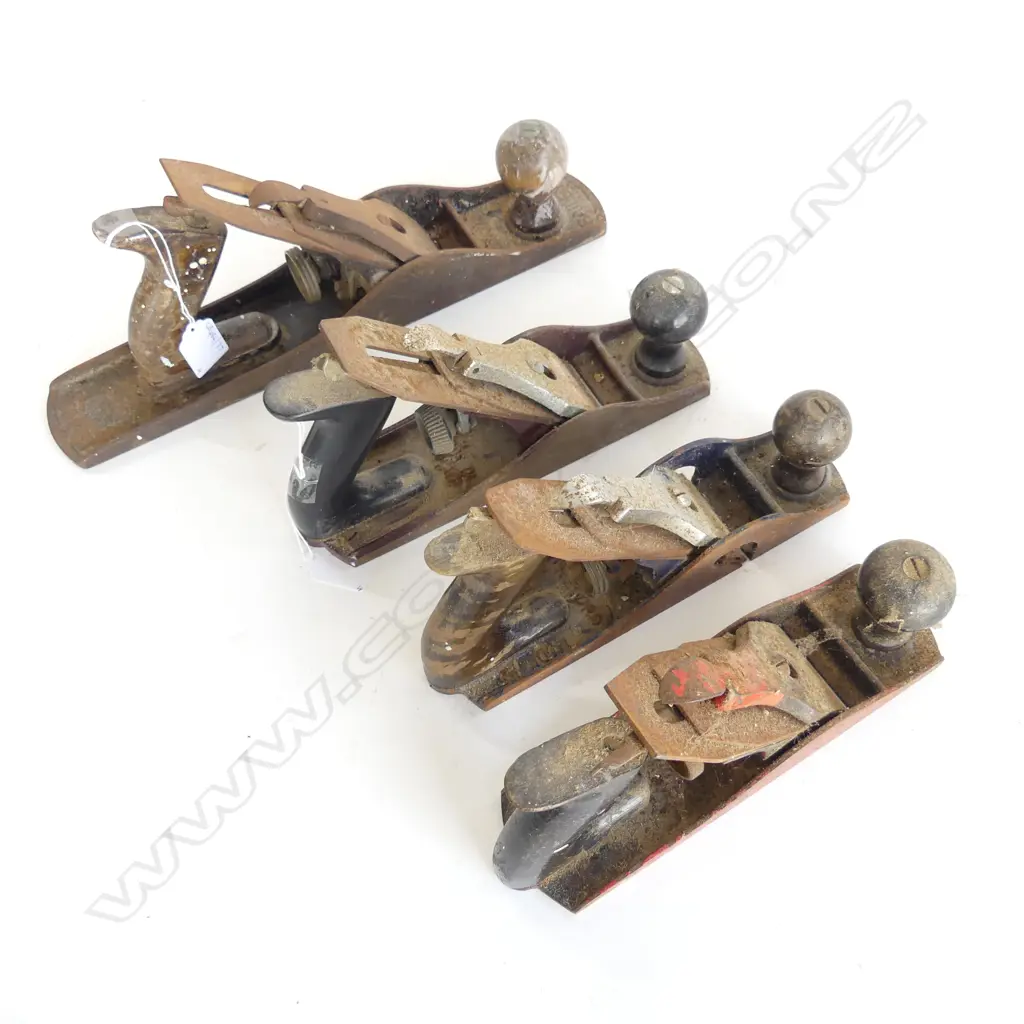 4 HAND WOOD PLAINS 2 ARE STANLEYS  L350MM LONGEST Image 1++