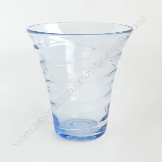 WHITEFRAIRS BLUE GLASS VASE H.205mm