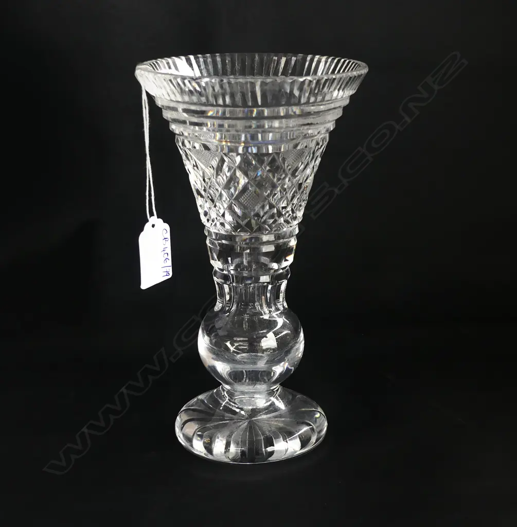 WATERFORD CRYSTAL VASE H.200mm Image 1++