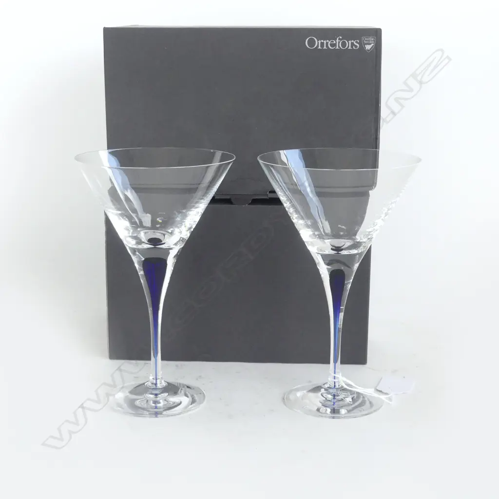 PR ORREFORS COCKTAIL GLASSES, H.170mm, BOXED Image 1++