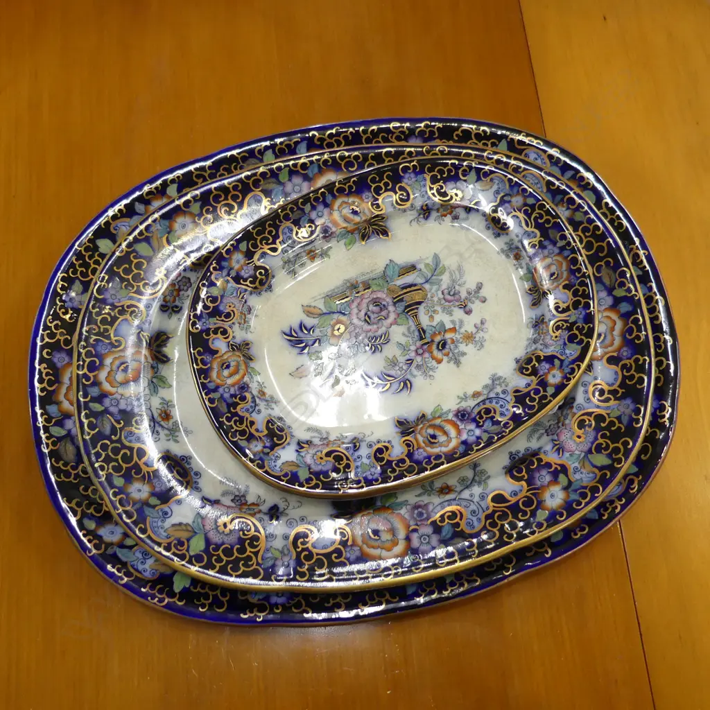 5 VICTORIAN DAVENPORT ASHETS LARGEST 350x440mm, CRAZING Image 1++