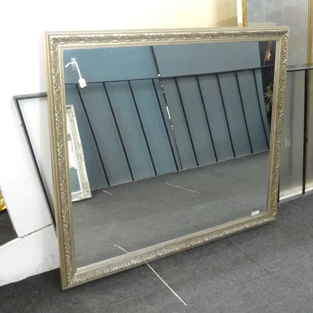 LG SILVER FRAMED MIRROR 1140x1360mm Image 1++