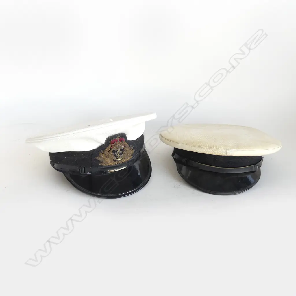 2 VINTAGE WHITE CAPS Image 1++