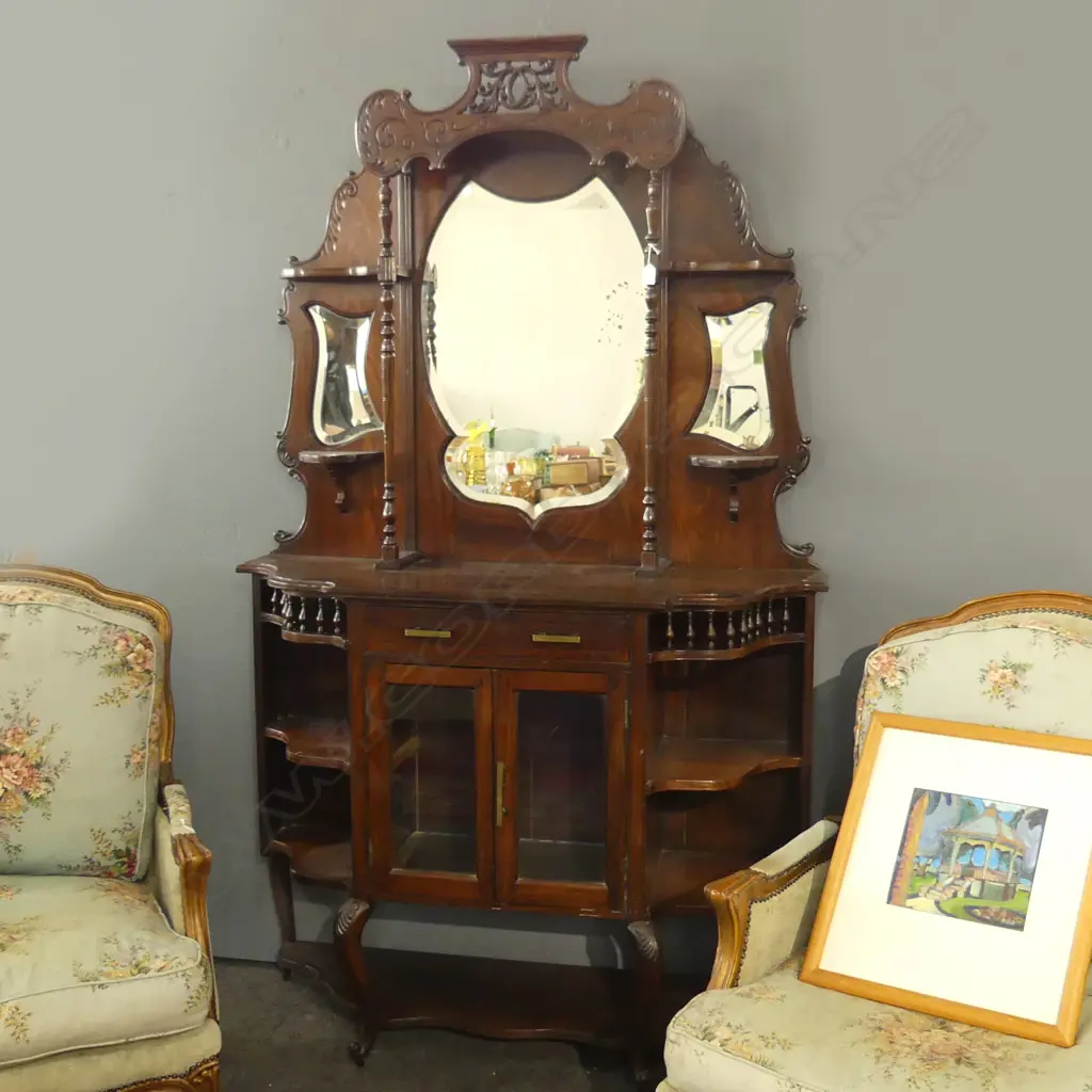 EDWARDIAN STYLE SIDEBOARD 1230x400x2000mm Image 1++