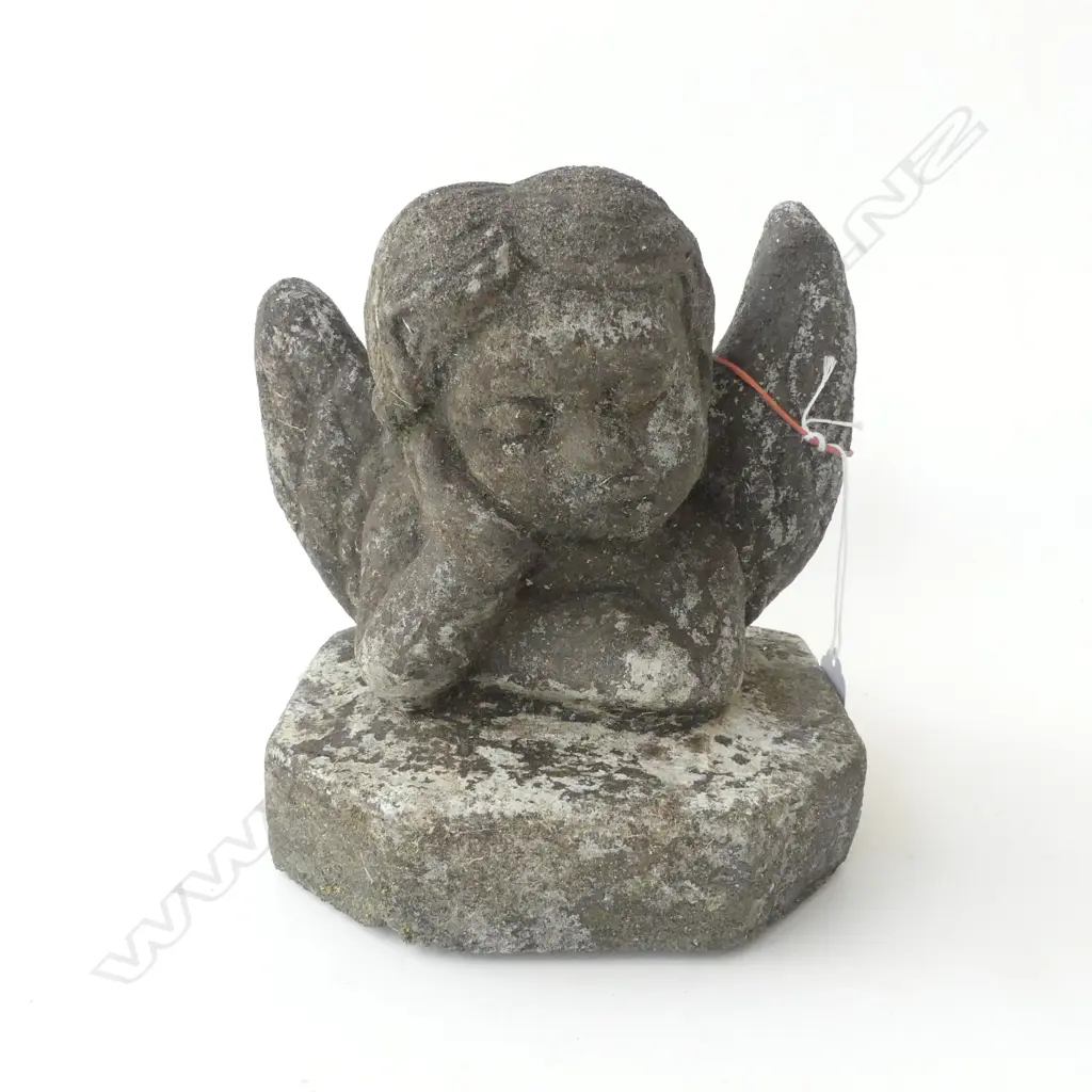 CONCRETE GARDEN CHERUB H.200mm Image 1++