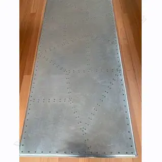 REPRODUCTION 'AVIATOR BLACKHAWK VALKERIE' COFFEE TABLE, 1450 x 600 x 450mm Image 1++