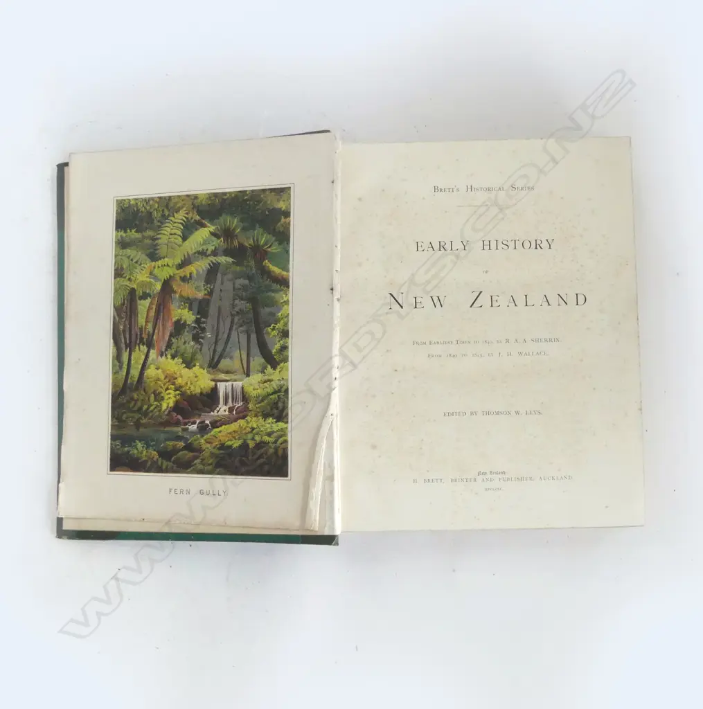 BOOK; BRETTS HISTORICAL SERIES: EARLY NZ (1890) Image 1++