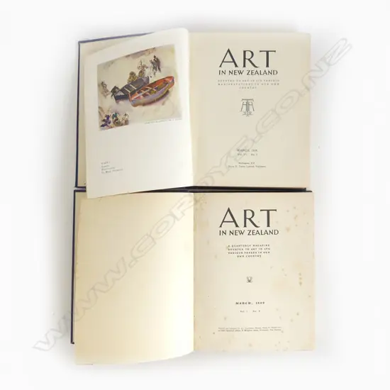 2 VOLS 'ART IN NZ' 1929-39 