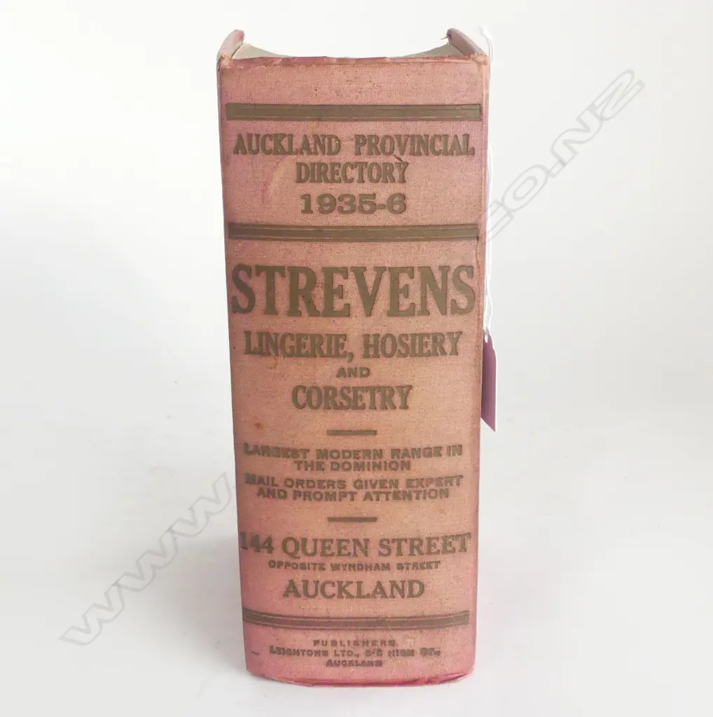 AUCKLAND PROVINCIAL DIRECTORY 1935-36 Image 1++