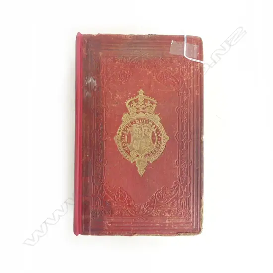 ANTIQUE BOOK; BURKES PEERAGE & BARONETAGE, 1862