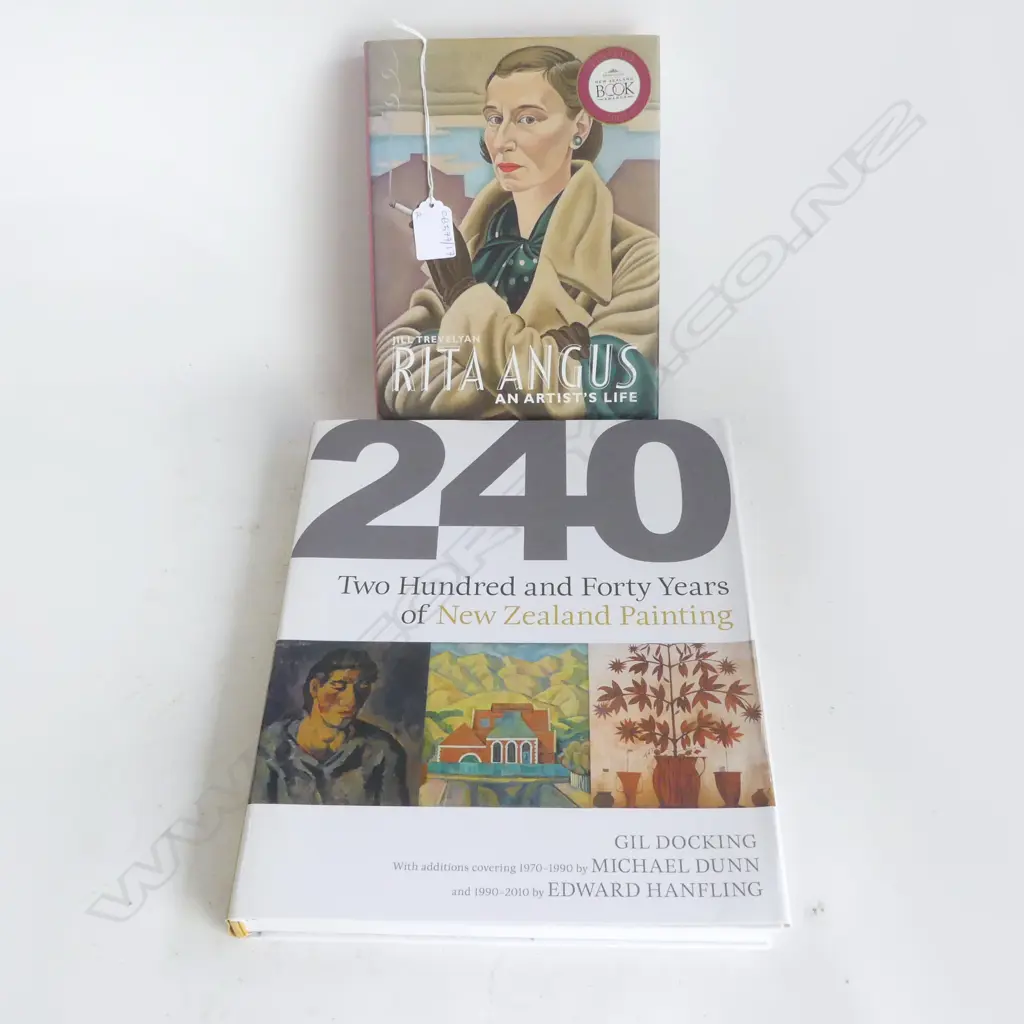 2 ART BOOKS; RITA ANGUS & 240 YEARS OF NZ PAINTING Image 1++