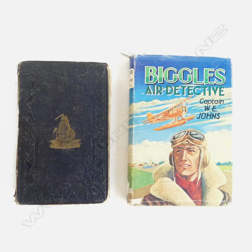 'Pitcairn: The Island, The People & the Pastor' 12th Ed 1860 & Vintage 'Biggles Air Detective' 1st Ed, both faulted Image 1++