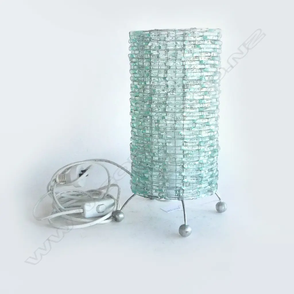 MODERN GLASS TABLE LAMP H.310mm Image 1++