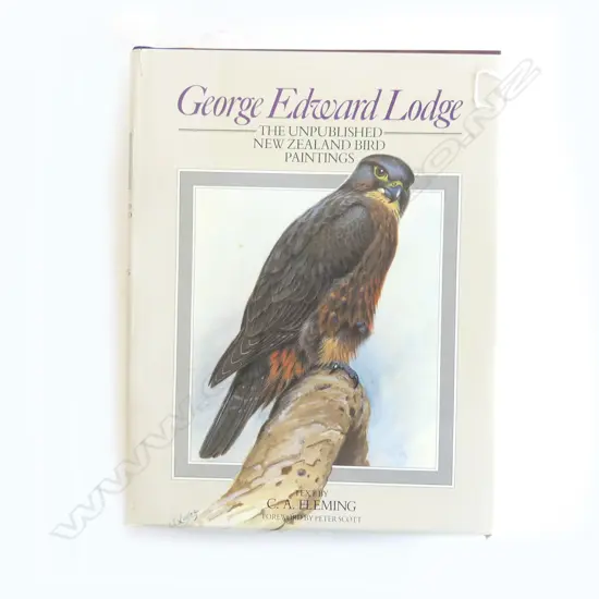 ART BOOK; GEORGE EDWARD LODGE: THE UNPUBLISHED NZ BIRD PAINTINGS 360x280mm