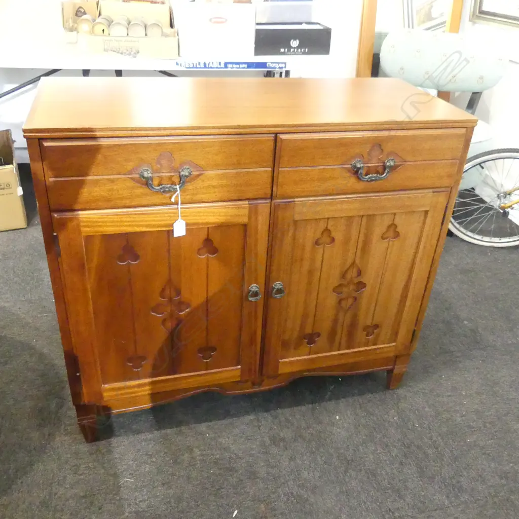 MAHOGANY CABINET 910x370x820mm Image 1++