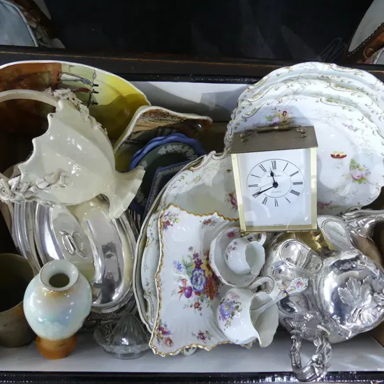 ASST. CHINA, CLOCK, EP TEAPOT ETC