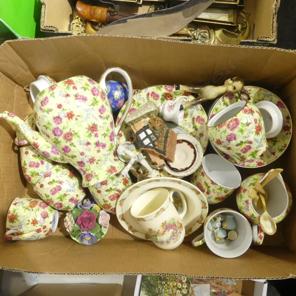 ASST. CHINA INCL. REPRO CHINTZ TEA SET Image 1++