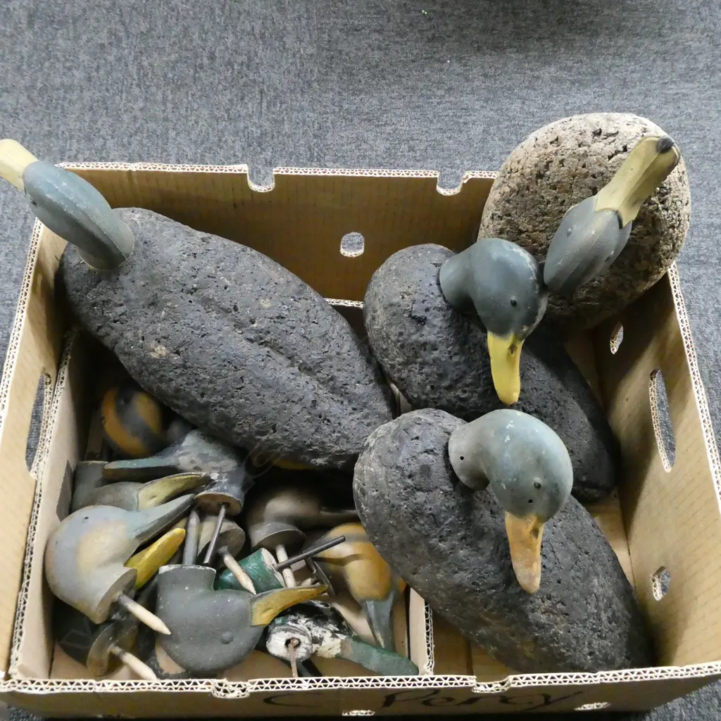 4 DUCK DECOYS + LOOSE HEADS Image 1++