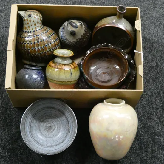 SMALL BOX 9 PCS NZ STUDIO POTTERY