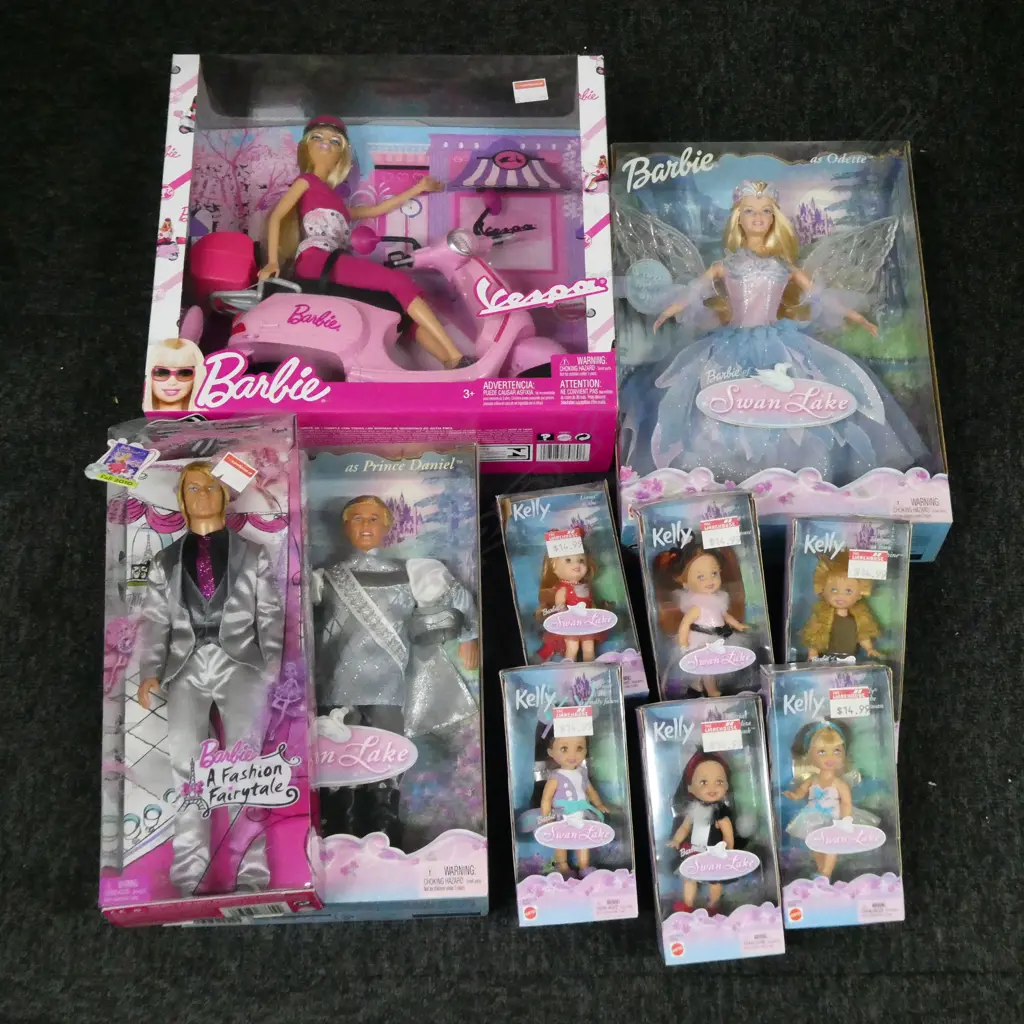 ASST. BARBIE DOLLS, SWAN LAKE ETC Image 1++