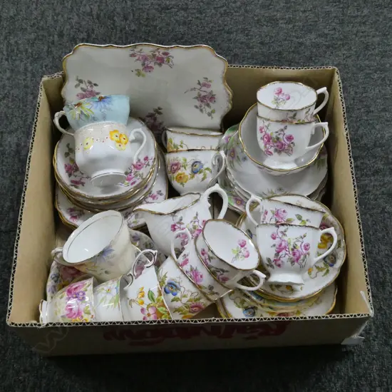 ASST. TEA C/S; ROYAL ALBERT TRIOS ETC