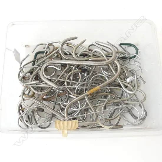 COLLECTION OF APPROX. 70 ‘S’ HOOKS VARIOUS SIZES, L.215MM (LONGEST)