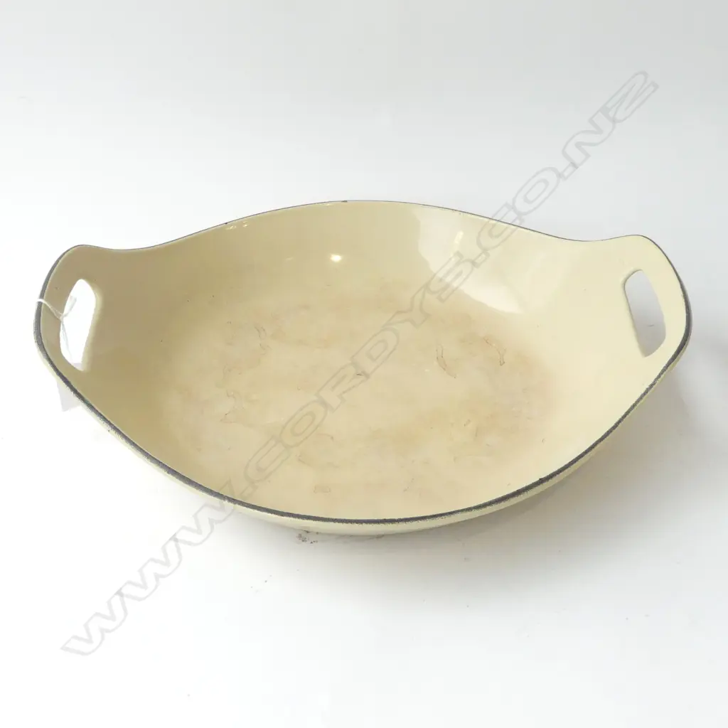 LG AGA ENAMELLED CAST IRON HANDLED DISH 360x425mm Image 1++