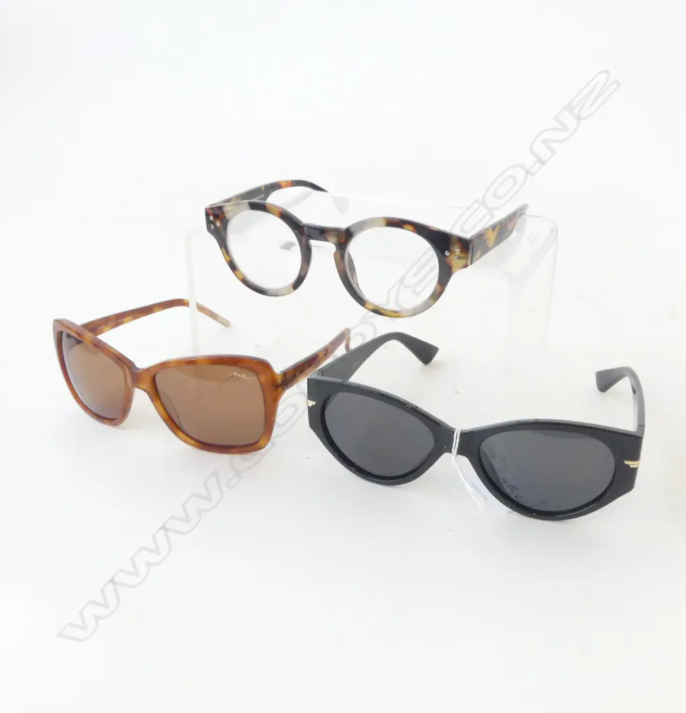 3 PRS EYE GLASSES; STELLA + GEMMA, NINA RICCI, KARAKALOOP (PERSCRIPTION) Image 1++